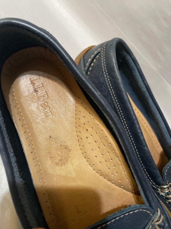 Blue leather shoes - Picture 3 of 15